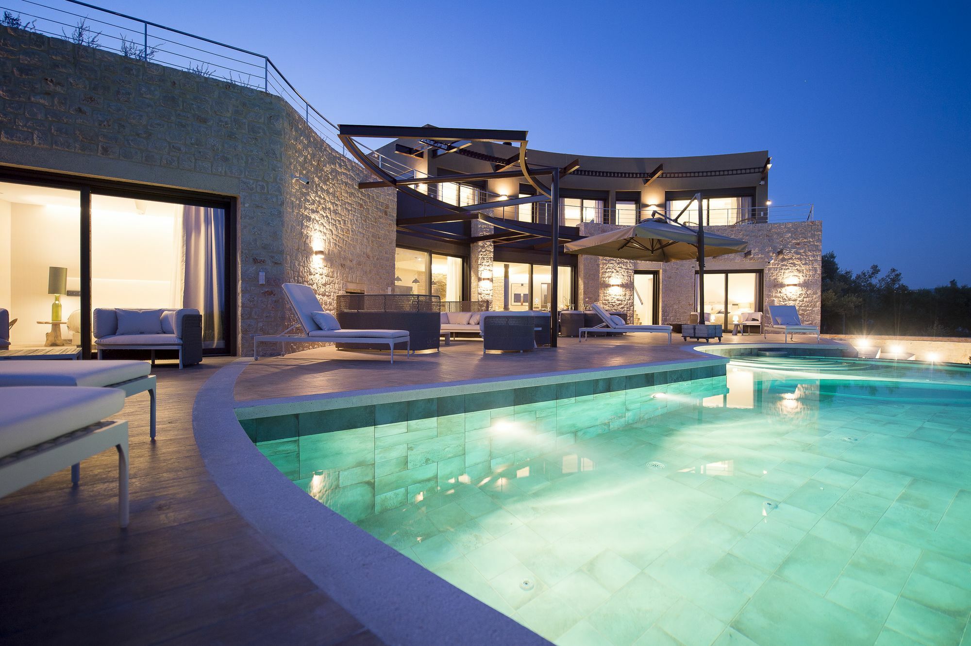 Luxury Villa The Olive Retreat Tragána Esterno foto