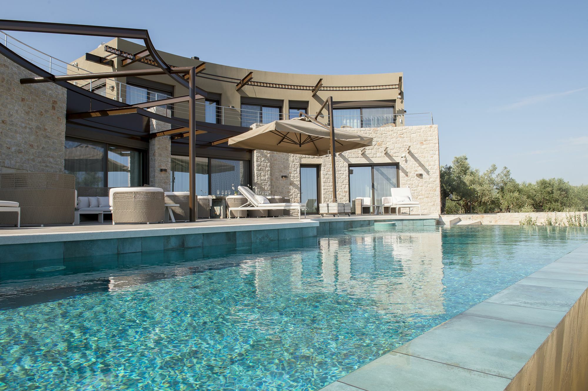 Luxury Villa The Olive Retreat Tragána Esterno foto